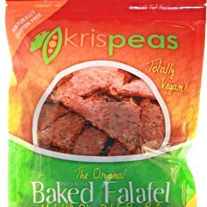 Baked Split Pea and Flax Falafel Chips